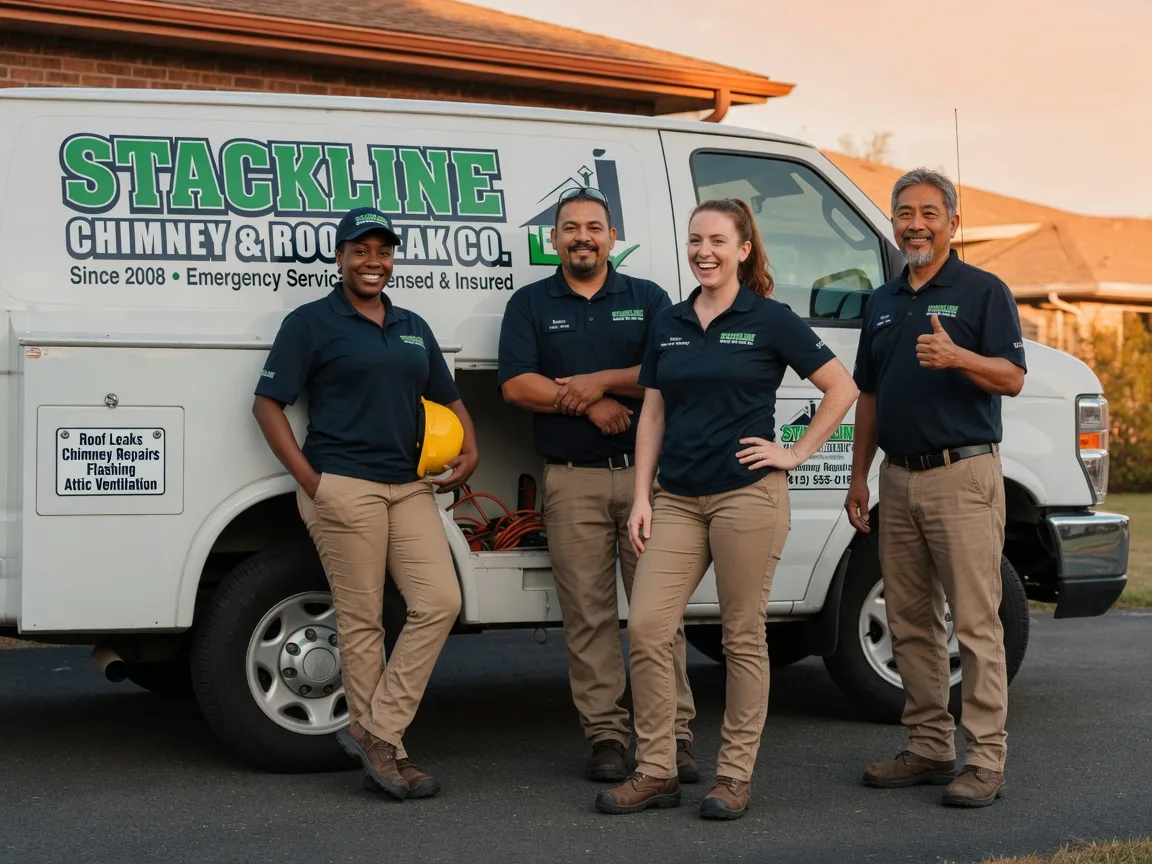 Chimney flashing repair company in Rayville, LA